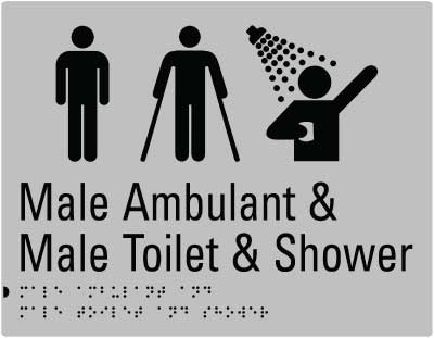Male Ambulant Toilet + Shower
