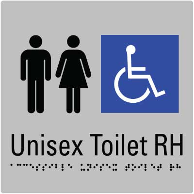 Unisex Accessible Toilet RH