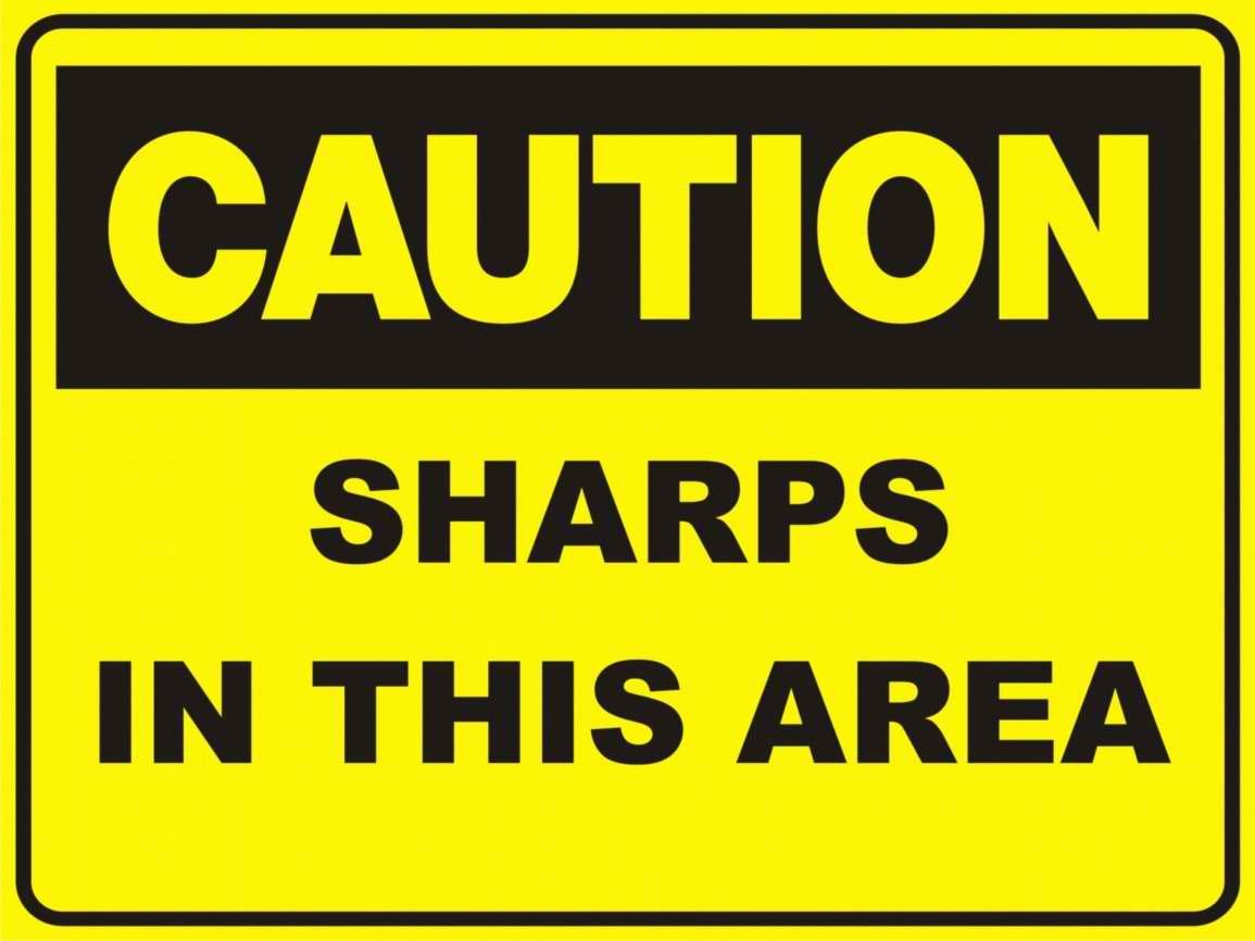 Sharps in this area